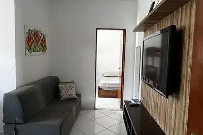 Image de Apto Aconchegante com Vista Parcial Para o mar em Ubatuba