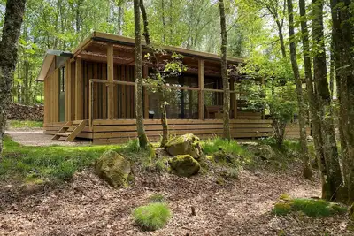 Image de Hy•Lødge Spa n°3 - 6 personnes : Chalet avec Spa Familial dans les Vosges