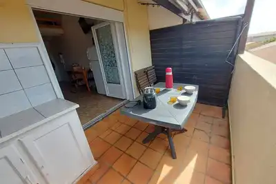 Image de Studio mezzanine à 250m de la plage pour 4 personnes - Terrasse, animaux acceptés