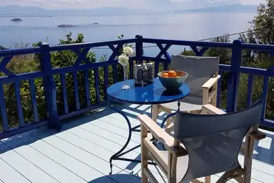 Image de Beautiful, traditional Greek home with stunning views.