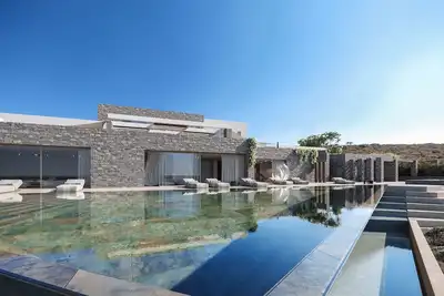 Image de Villa with a private pool, gym, built-in Bbq & amazing sunset sea views