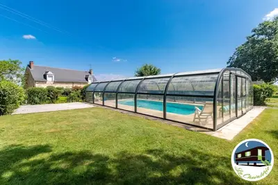 Image de Chalet l'écho des Bois Pmr et piscine chauffée