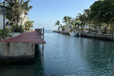 Updated 1 bedroom/ 1 bathroom canal front duplex