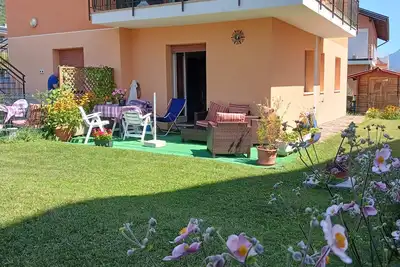 Image de Levico mit Eigene Garten, Neben Zentrum, 800 Meter Levicose Erdgeschosswohnung