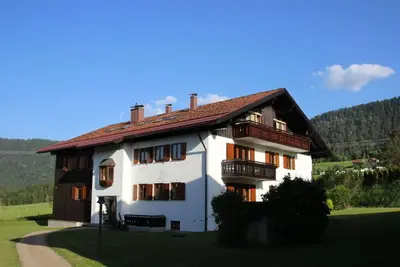 Vue sur le Hochgrat à Steibis, Haus Akelei