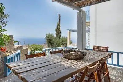 Image de Maison de vacances 'Efrossyni House' avec vue sur la mer, jardin privé et Wi-Fi