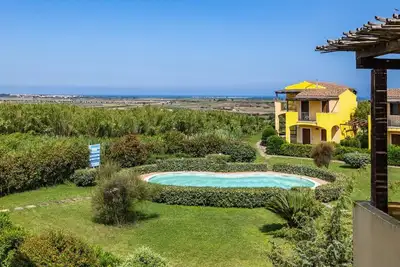 Image de Maison de vacances 'La Capazza' avec vue sur la mer, Wi-Fi et climatisation