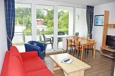 08 beautiful 2-room apartment with balcony - apartment house with balcony in the