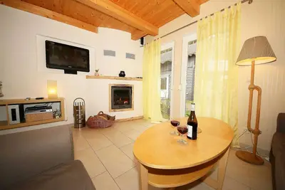 Image de Doppelhaus Nr. 54b mit Terrasse - W: Strandhäuser im Dünenweg 54 a - h mit Terrasse/balkon
