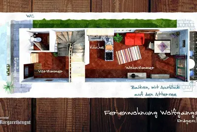 Image de Vacation apartment Wolfgangsee - Apartment at the Margarethengut vacation farm on Lake Attersee