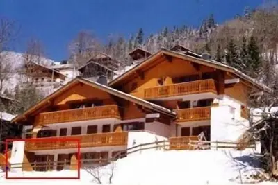 Image de Étage -1, balcon, parking, télévision, casier à ski, 27m², Châtel