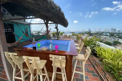 Image de La Terraza de Estella, chambre familiale, cuisine partagée, magnifique vue 360°!