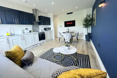Image de Prestige-Appartement-Salle de bain privée séparée-Vue ville