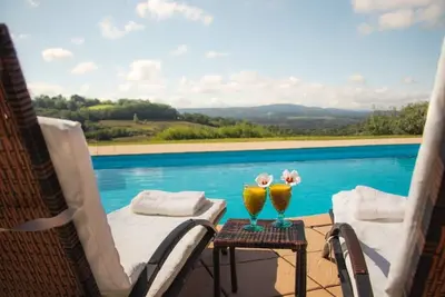 Domaine de Manzac with private park, pool and full comfort 1h from Toulouse