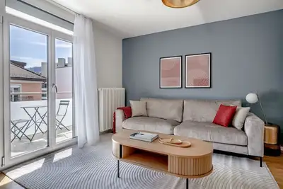 Image de Remarkable Wiedikon 2br w/ Private W/D, near Market, by Blueground