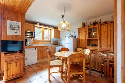 Image de Appt 4/6 pers avec balcon vue montagne