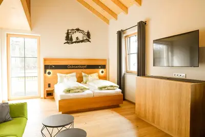 Image de Appartement-Galerie Ochsenkopf-Salle de Bain amenagée-Balcon