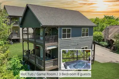 Image de New Cabin - Mountain Views! Hot Tub And Game Room