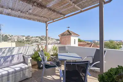Image de Maison de vacances 'La Casa Armoniosa' avec vue sur la mer, Wi-Fi et climatisation