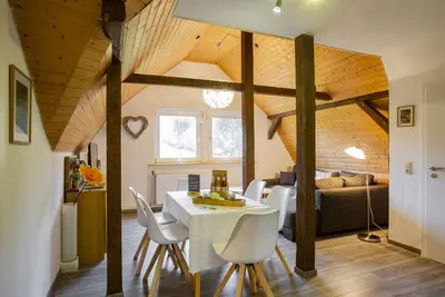 Image de Appartement \"Haus Schulze\" avec vue sur les montagnes, terrasse partagée et Wi-Fi
