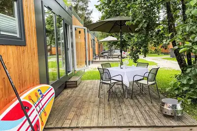 Image de Confortable appartement dans une maison de vacances avec Wifi, Tv, terrasse et parking