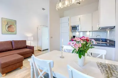 Image de Villa Germania Eg 3, Strandkorb Inkl. Südbalkon, Garten - Villa Germania, 1. Reihe, Strandkorb,