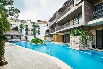 Image de Homely & Equipped 2br w/Swim-up Pool in Aldea Zama