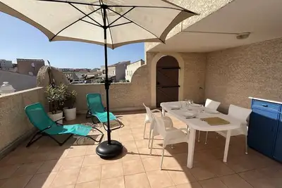 Image de Joli appartement 5 personnes piscine à Rochelongue Cap d'Agde