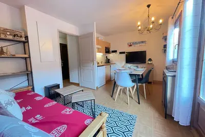 Image de Appartement cosy au pied des pistes avec piscine et animaux admis