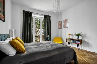 Image de Warsaw Suite near River - 58m2, Balcony, Metro by Rentujemy