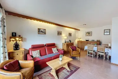 Image de Appartement 2p avec Balcon au Centre de Combloux, Parking, Wifi, Proche Commodités