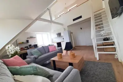 Image de Gite du Belvédère - Appartement 150m2, Spatieux, Chic et Calme - Mer à pied