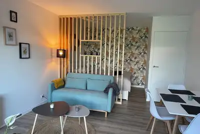 Image de Appartement vue et accès direct plage