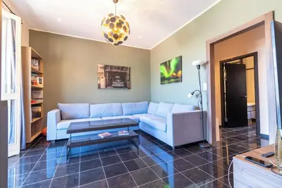 Image de Barolo area. Cozy Design app With panoramic view. Amazing interior and furniture