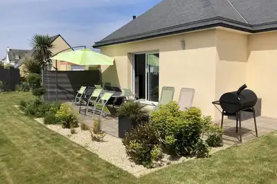 Image de Gitelegaulois. bzh Maison 8 personnes toute équipée, clôturée, parking gratuit