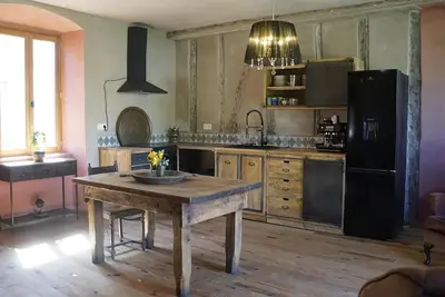 Image de River House in medieval bastide, South of France