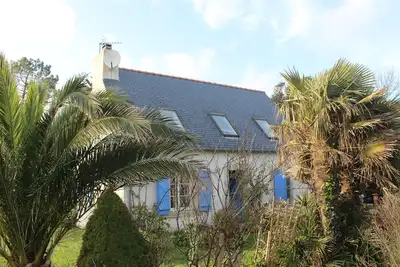 Image de Les volets bleus - Penty rénové proche La Palue dans son écrin de verdure!