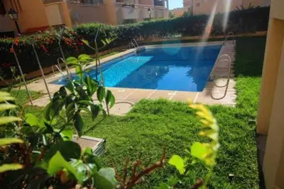 Image de Lovely apartment with terrace and swimming pool close to the beach. Parking space