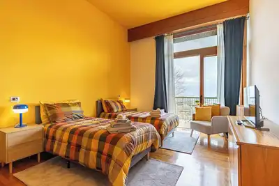 Image de Chambre « Miel » avec vue montagne, terrasse partagée et Wi-Fi