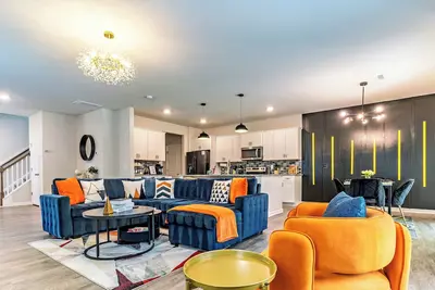 Image de Easter special! Luxury Raleigh 4bd Home, Baby & pet, 15min to Dt, Ev Charger