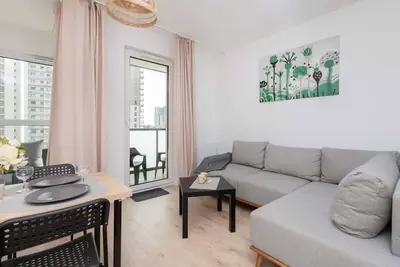 Image de Sucha 37a  Gdansk  Modern Studio Balcony Near Arena Gdansk