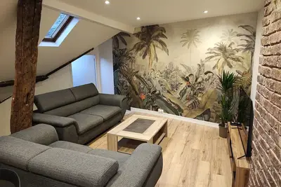 Image de appartement atypique, idéal 5-10 personnes