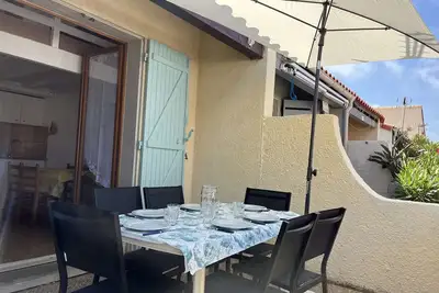 Image de Pl010 104 Maison cabine mezzanine 6 couchages Port Leucate Naturisme