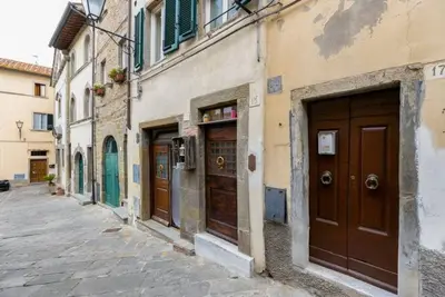 Image de Appartement en ville  / village à Cortone avec 2 chambres à coucher, 4 couchages