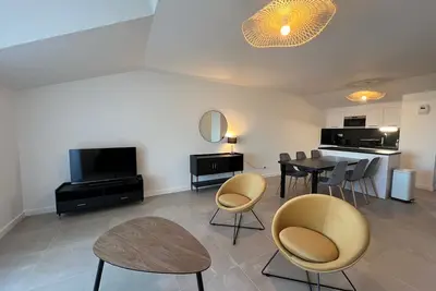 Image de Duplex T4 Centre-ville Arcachon, 6 pers, Terrasses avec Aperçu Bassin, Plage 100m