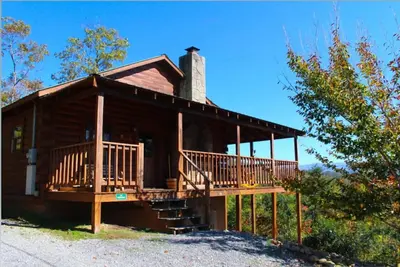 “Soaring Eagle” Log Cabin * Awesome View