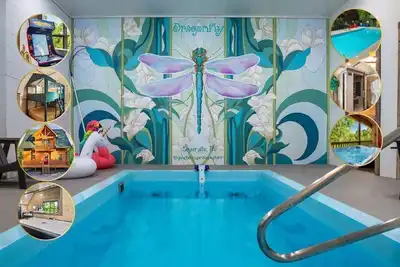 Image de Private Indoor Pool+Hot Tub+Infrared Sauna+Arcade+4 mi to Convention Center