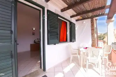 Image de Maison de vacances 'Limpiddu 4' avec vue montagne, jardin partagé et balcon