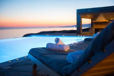 Image de Maison de vacances 'Blue Paradise Villa' avec piscine privée, Wi-Fi et climatisation