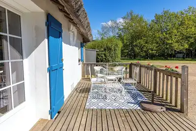 Image de Maison de vacances 'Le Gîte De Château Trompette' avec terrasse privée, jardin privé et Wi-Fi